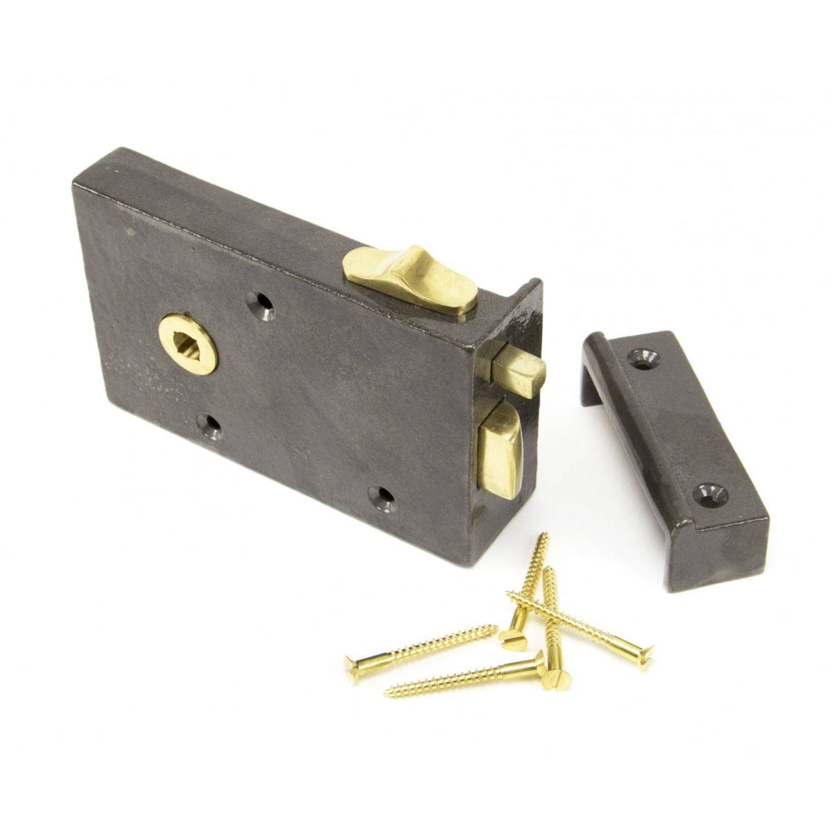 Iron Left Hand Bathroom Latch - Image 2