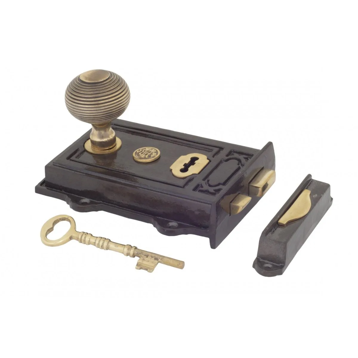 Iron Davenport Rim Lock - Image 2