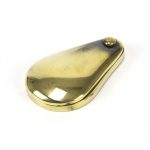 Aged Brass Plain Escutcheon - Image 2