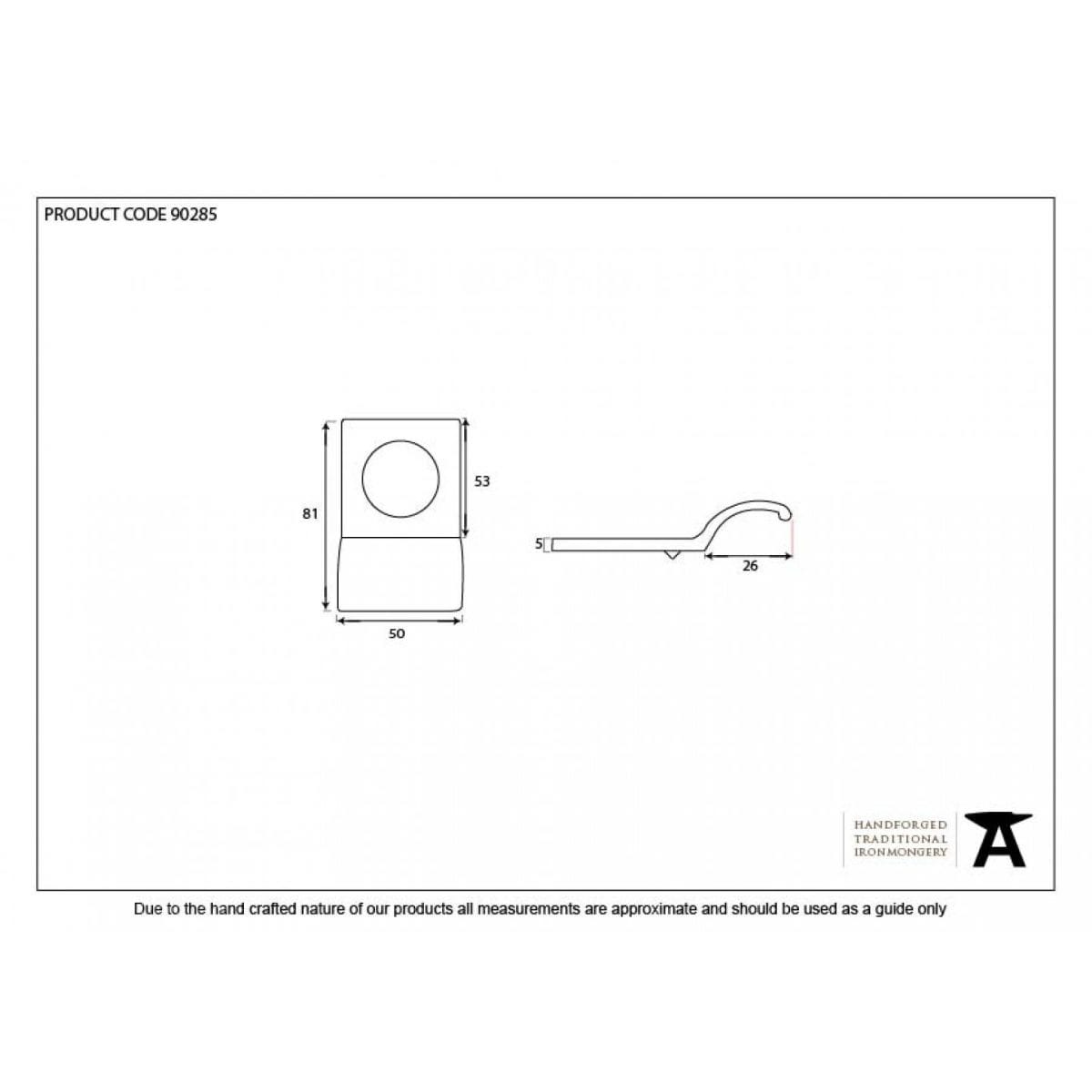 Polished Chrome Rim Cylinder Pull - Image 3