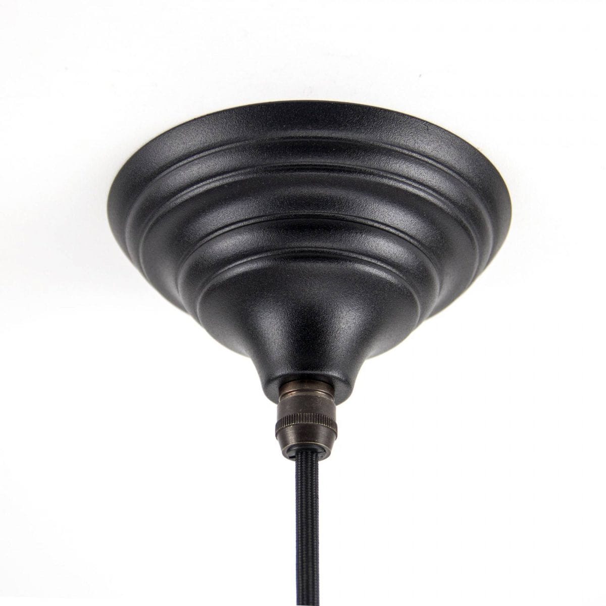 Black & Hammered Copper Interior Yardley Pendant - Image 2