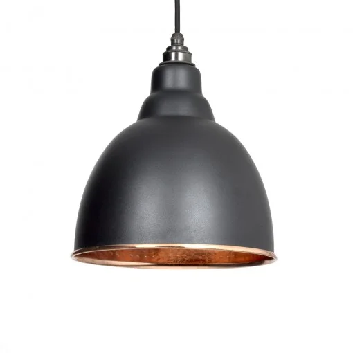 Black and Hammered Copper Brindley Pendant_Home Refresh 1