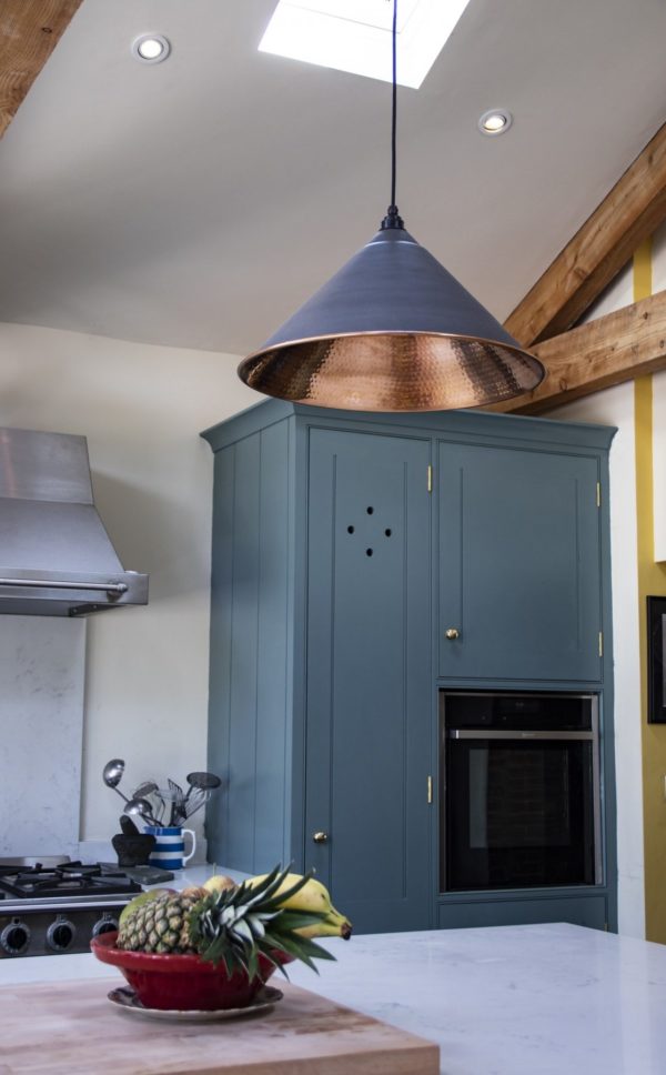 DARK GREY & HAMMERED COPPER HOCKLEY PENDANT FROM THE ANVIL_HOME REFRESH INTERIOR 3