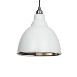 Light & Grey Smooth Nickel Brindley Pendant