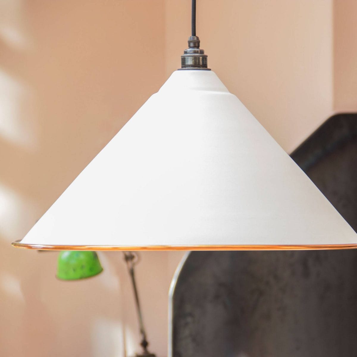 Oatmeal & White Interior Hockley Pendant - Image 4