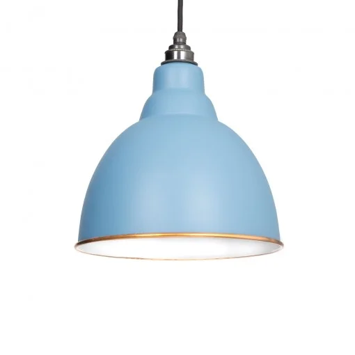 Pale Blue & White Interior Brindley Pendant Home Refresh _From The Anvil