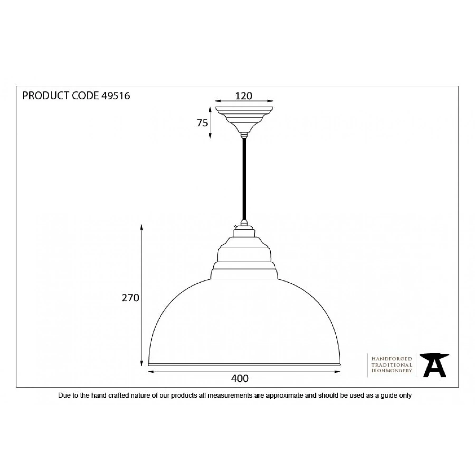 BURNISHED HARBORNE PENDANT DRAWING FROM THE ANVIL_HOME REFRESH