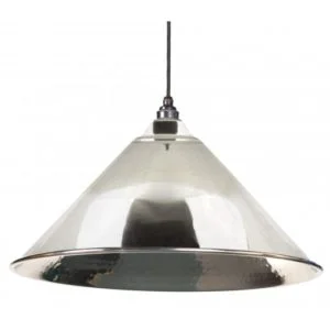 HAMMERED NICKEL HOCKLEY PENDANT FROM THE ANVIL_HOME REFRESH