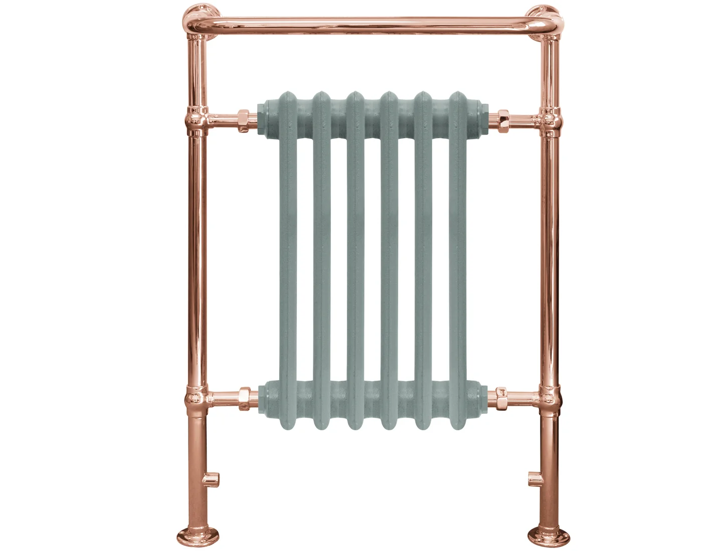 Oval Room Blue Finish Broughton Towel Rail Copper - 960mm x 675mm Carron_Home Refresh