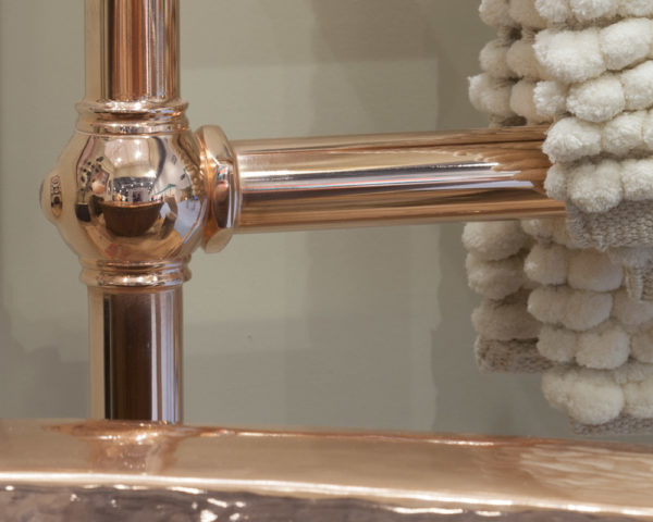 Colossus Steel Towel Rail Copper - 1800mm x 650mm Main 2 Carron_Home Refresh