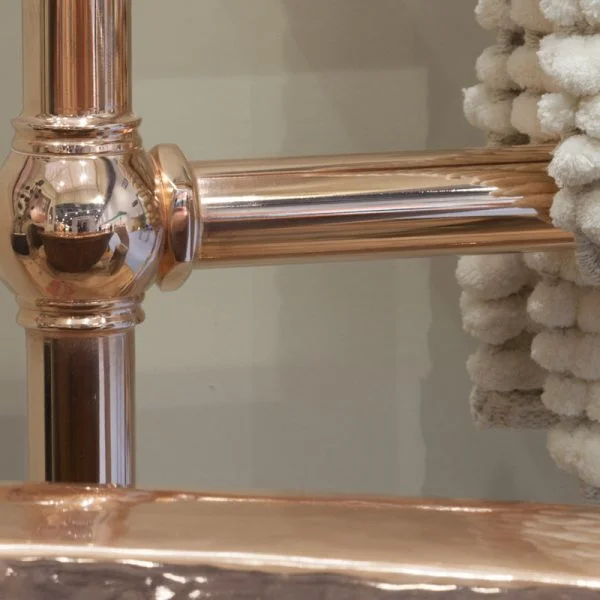 Colossus Steel Wall Mounted Towel Rail Copper - 1300mm x 600mm Main 2 Carron_Home Refresh