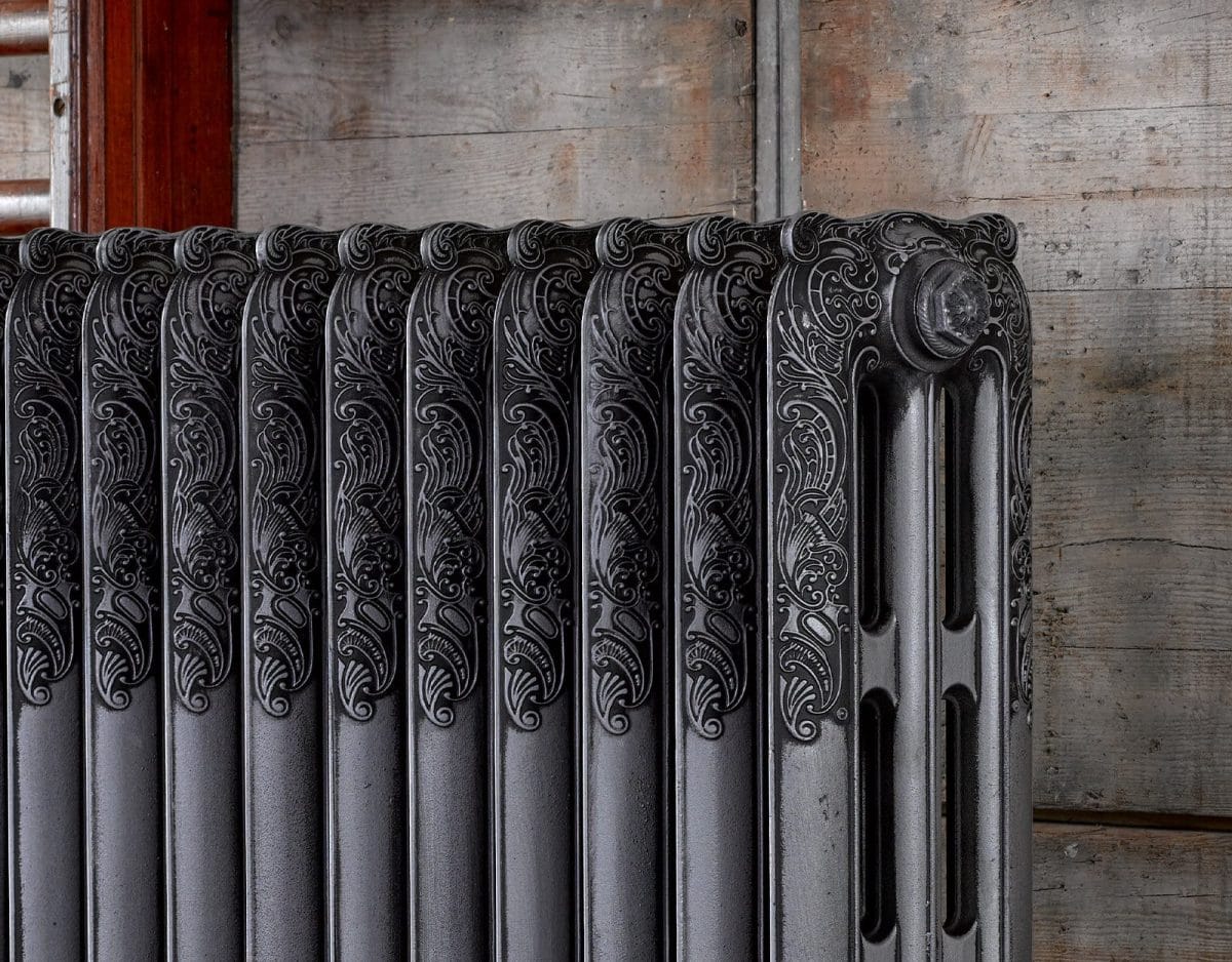Arroll Rococo 3 Column Cast Iron Radiator 765mm - Image 4