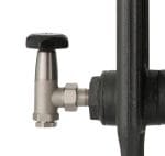 Arroll UK-12 Manual Cast Iron Radiator Valve – Brushed Nickel - Image 3
