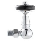 Home Refresh Arroll UK-15 Thermostatic Cast Iron Radiator Valve – Chrome Plated 1