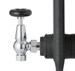 Arroll UK-20 Manual Radiator Valve – Chrome - Image 2