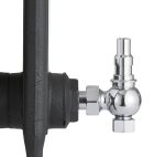 Arroll UK-20 Manual Radiator Valve – Chrome - Image 3