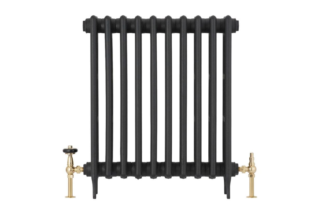 Home Refresh Arroll UK-28 Thermostatic Cast Iron Radiator Valve – Antique Brass 1