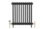 Home Refresh Arroll UK-28 Thermostatic Cast Iron Radiator Valve – Antique Brass 1