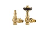 Home Refresh Arroll UK-28 Thermostatic Cast Iron Radiator Valve – Antique Brass