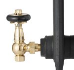 Home Refresh Arroll UK-28 Thermostatic Cast Iron Radiator Valve – Antique Brass 2