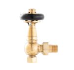 Arroll UK-28 Thermostatic Radiator Valve – Old English Brass - Image 2