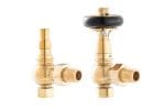 Home Refresh Arroll UK-28 Thermostatic Cast Iron Radiator Valve – Old English Brass