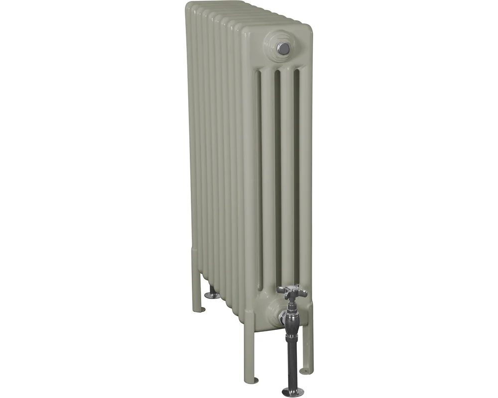 Home-Refresh-Carron-Enderby-4-Column-10-Section-Steel-Radiator-710mm-Farrow-and-Ball-French-Gray-Colour-Finish