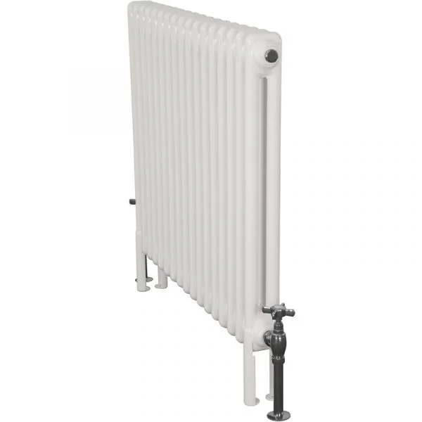 Home-Refresh-Enderby-2-Column-17-Section-Steel-Radiator-710mm-Farrow-and-Ball-White-Colour-Finish