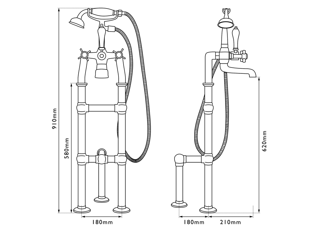 Hurlingham-freestanding-bath-mixer-taps-copper-with-support-580mm-measurements.jpg