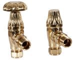 Crocus Wheel 15mm Inlet Manual Radiator Valve Brass, Lacquered.jpg