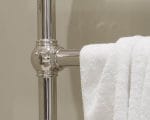 Colossus Steel Towel Rail Nickel - 1300mm x 650mm - Image 2