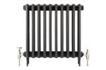 Arroll UK-16 Manual Radiator Valve - Brushed Nickel - Image 3