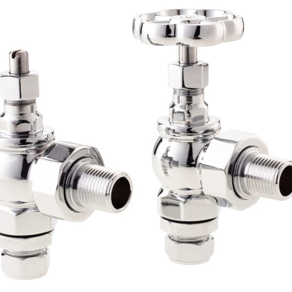 UK-16 Chrome Industrial Radiator valve Side view B.jpg