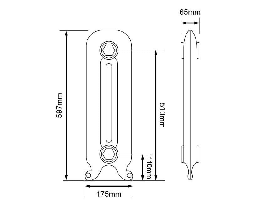 The Daisy Cast Iron Radiator Dimensions.jpg