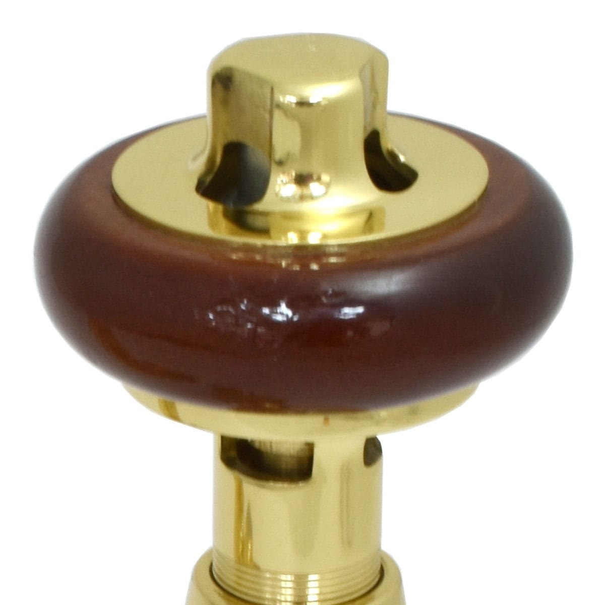 Faringdon Traditional Thermostatic Radiator Valve - Brass (Angled TRV) - Image 4