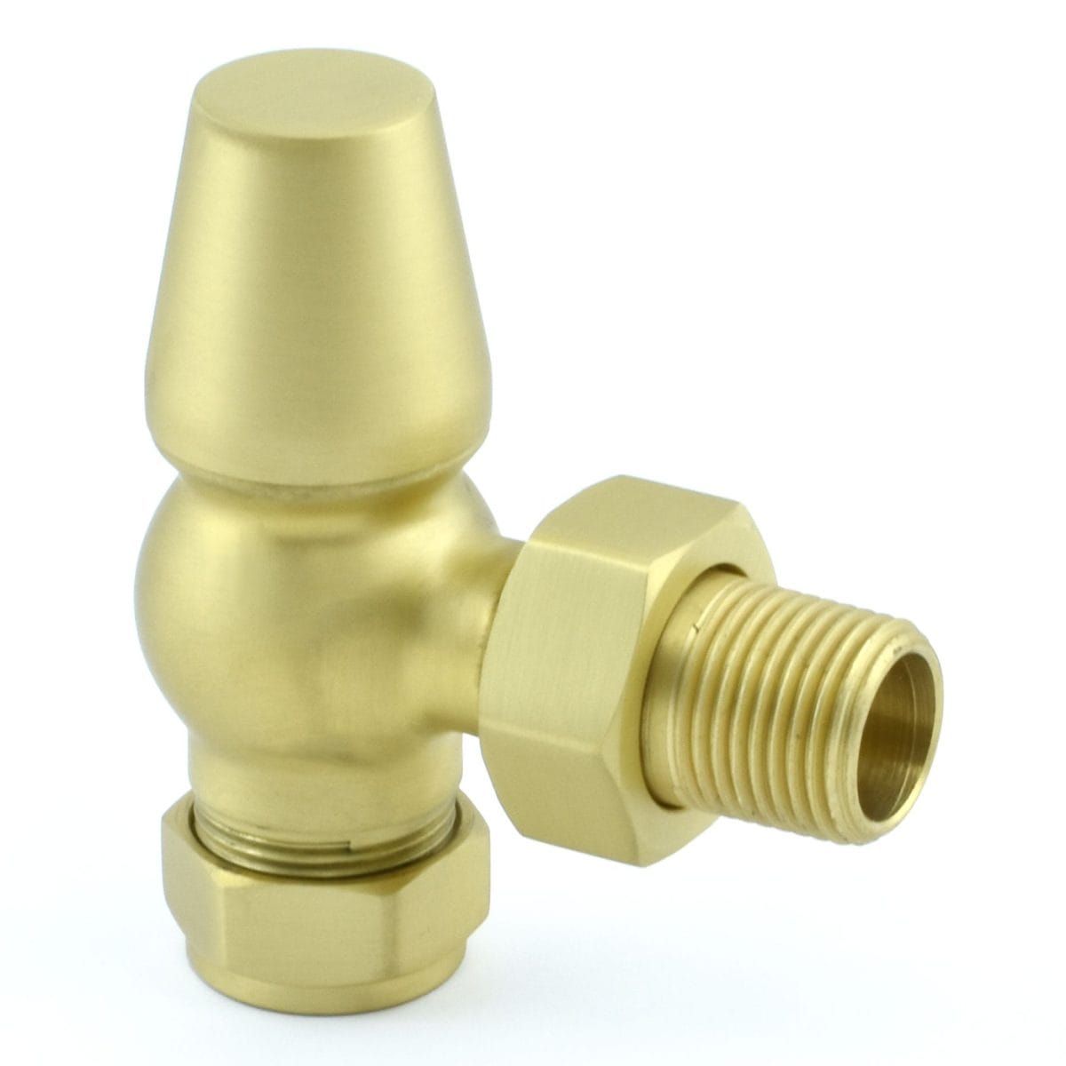 Faringdon Traditional Thermostatic Radiator Valve - Brushed Brass (Angled TRV) 3.jpg