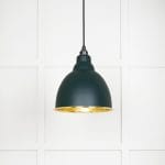 Hammered Brass Brindley Pendant in Dingle.jpg