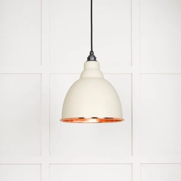 Hammered Copper Brindley Pendant in Teasel.jpg