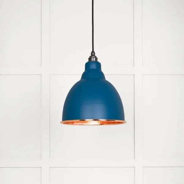 Hammered Copper Brindley Pendant in Upstream.jpg