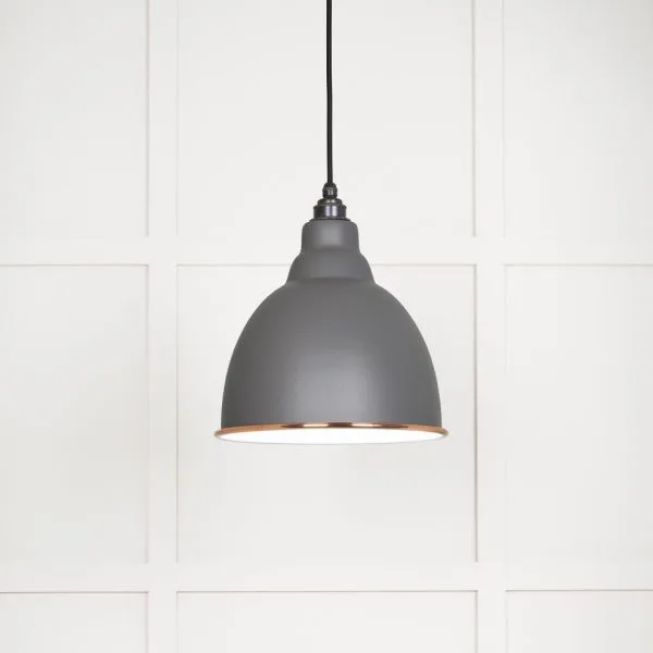 White Gloss Brindley Pendant in Bluff.jpg