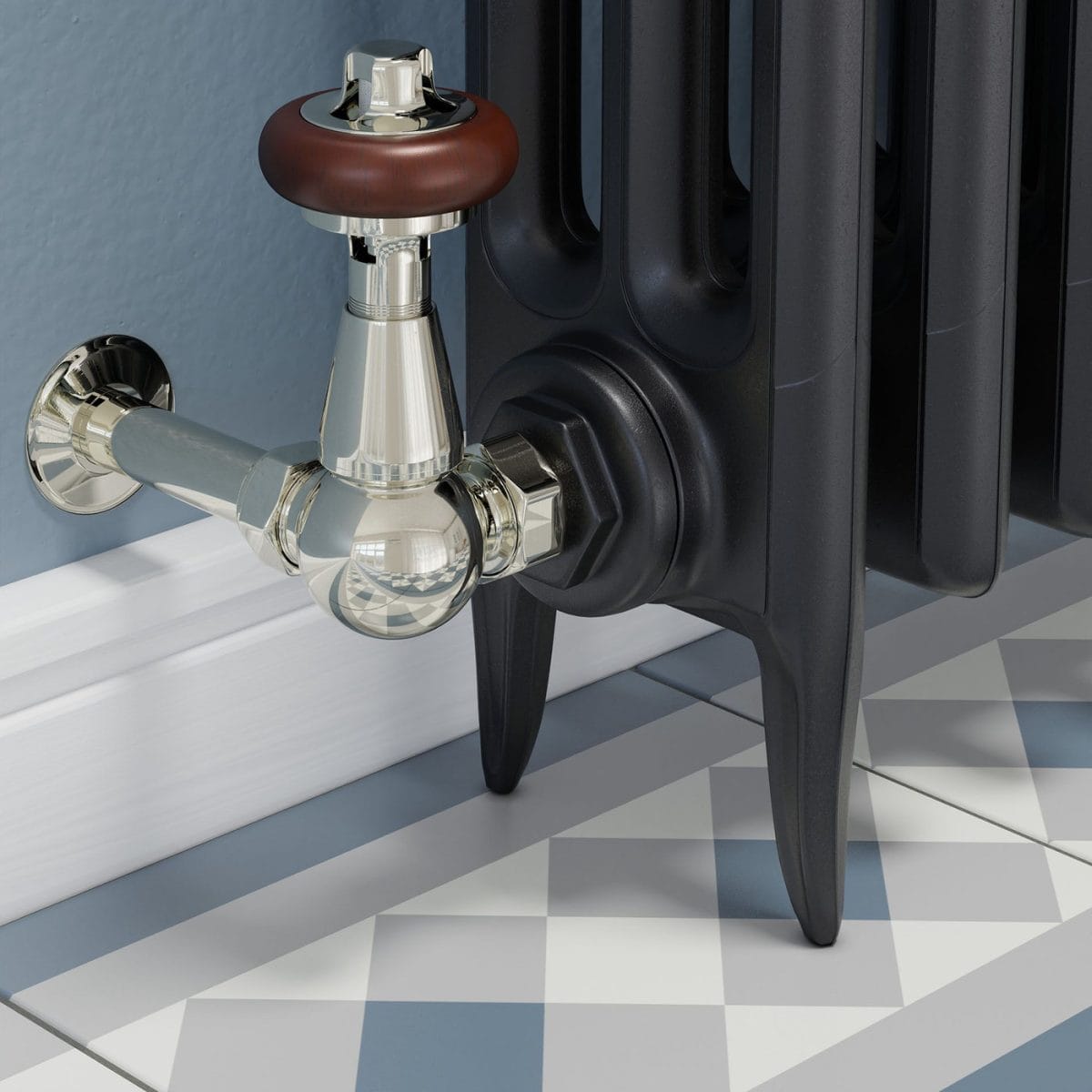 Faringdon Traditional Thermostatic Radiator Valve - Nickel (Corner TRV) 8.jpg