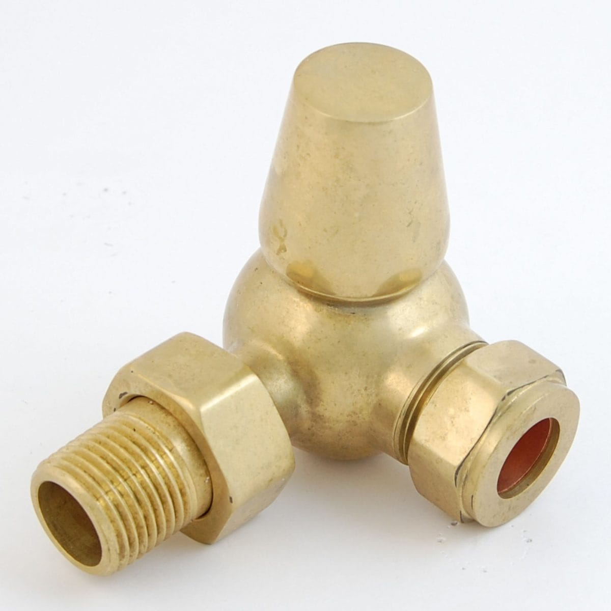 Faringdon Traditional Thermostatic Radiator Valve - Unlacquered Brass (Corner TRV) 10.jpg