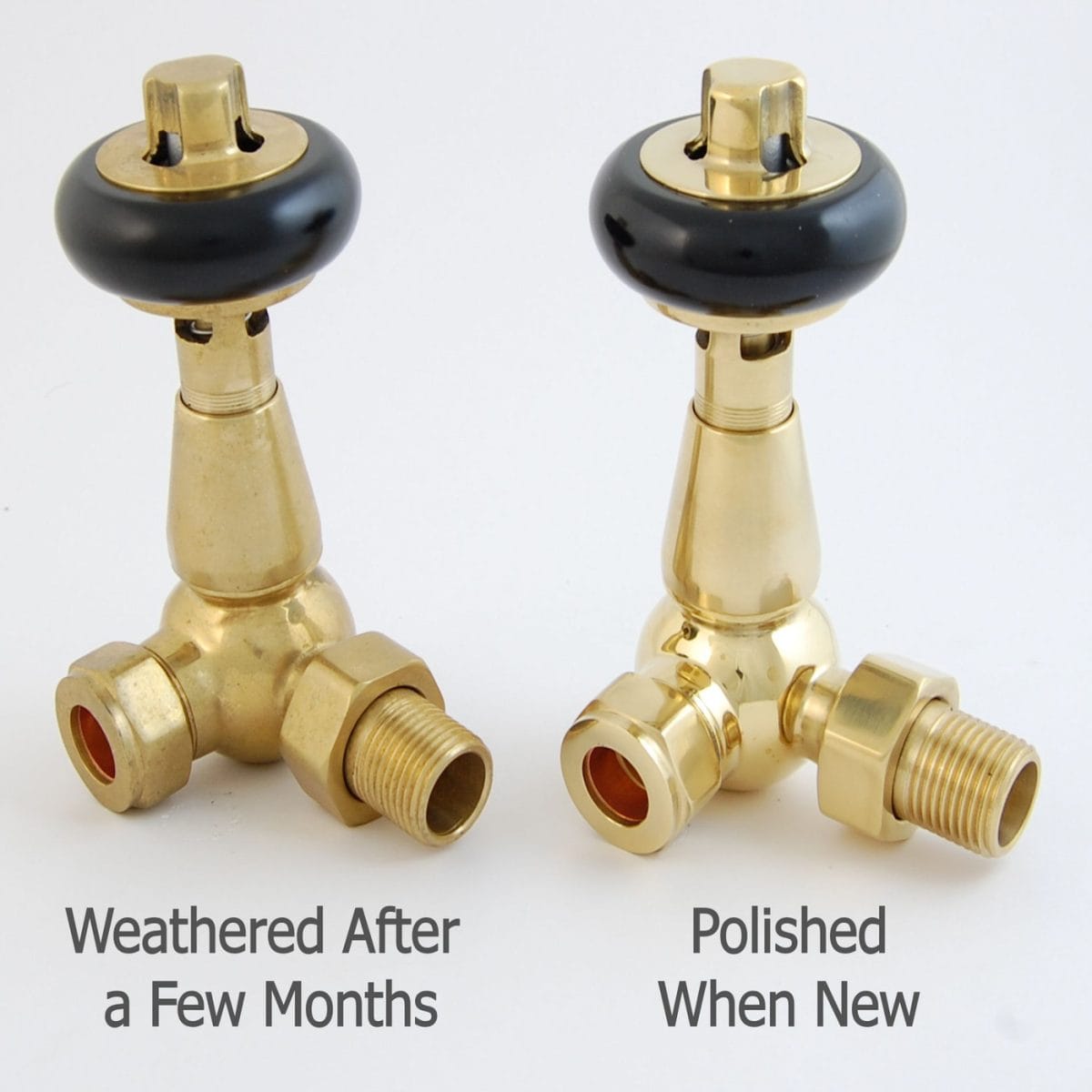 Faringdon Traditional Thermostatic Radiator Valve - Unlacquered Brass (Corner TRV) 11.jpg