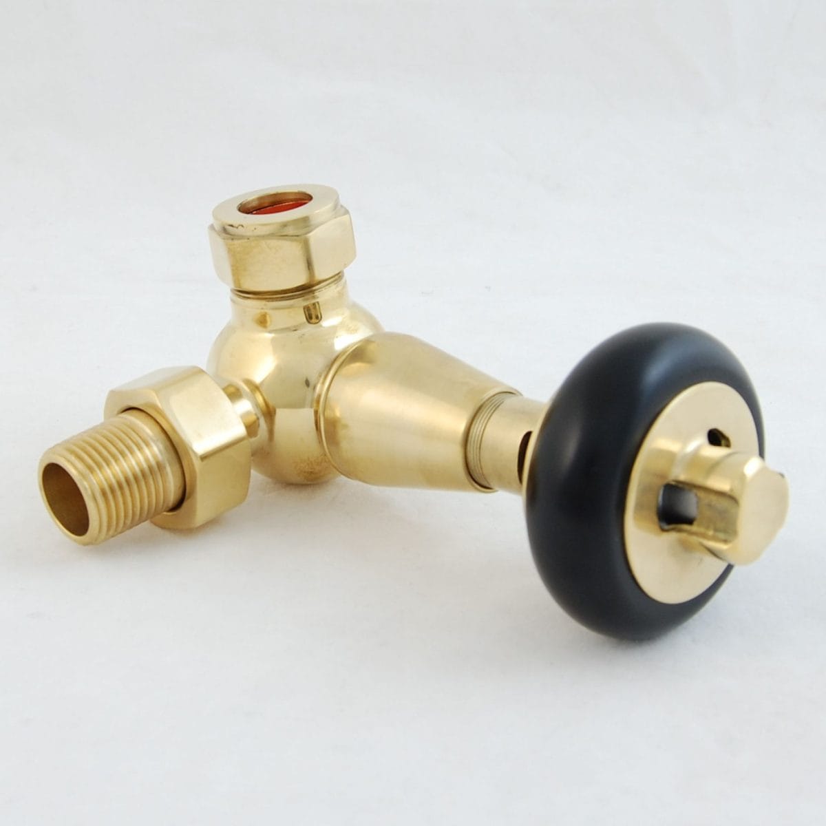 Faringdon Traditional Thermostatic Radiator Valve - Unlacquered Brass (Corner TRV) 3.jpg