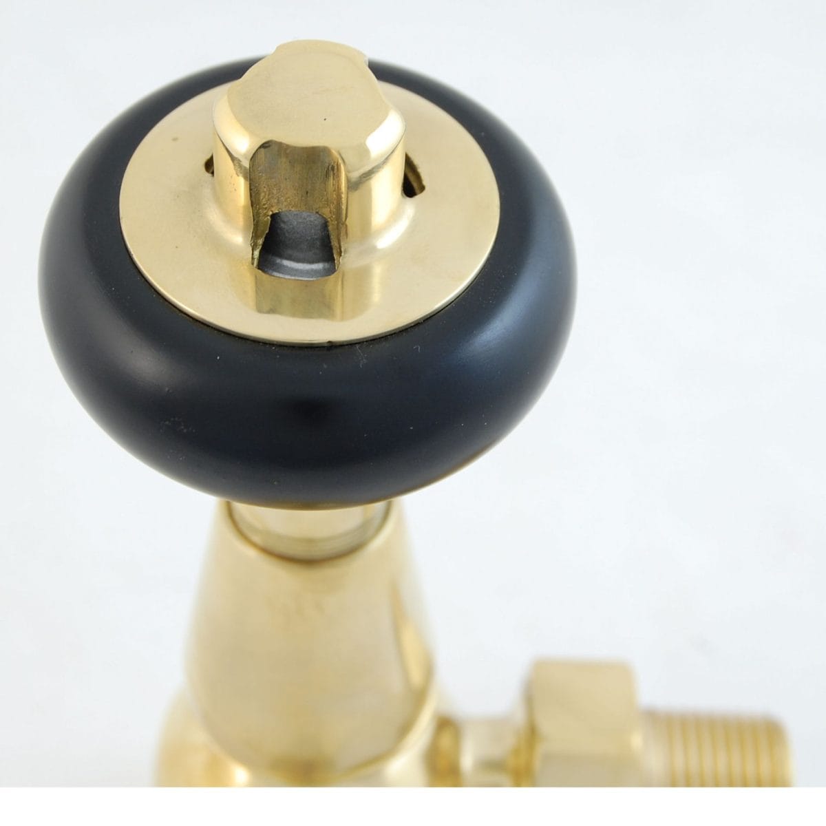 Faringdon Traditional Thermostatic Radiator Valve - Unlacquered Brass (Corner TRV) 5.jpg