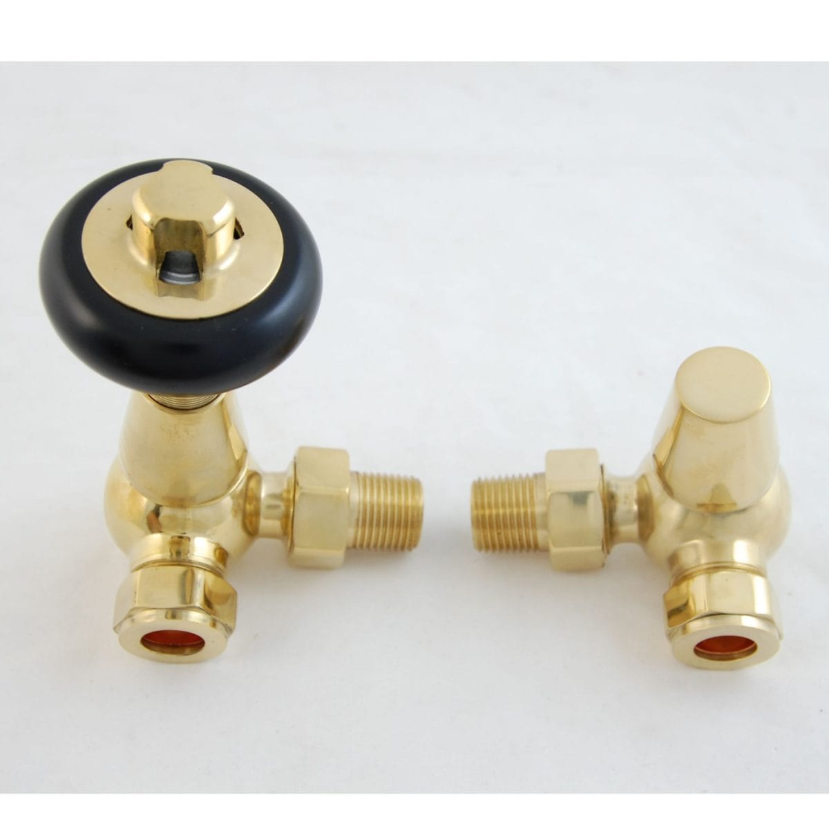 Faringdon Traditional Thermostatic Radiator Valve - Unlacquered Brass (Corner TRV) 7.jpg