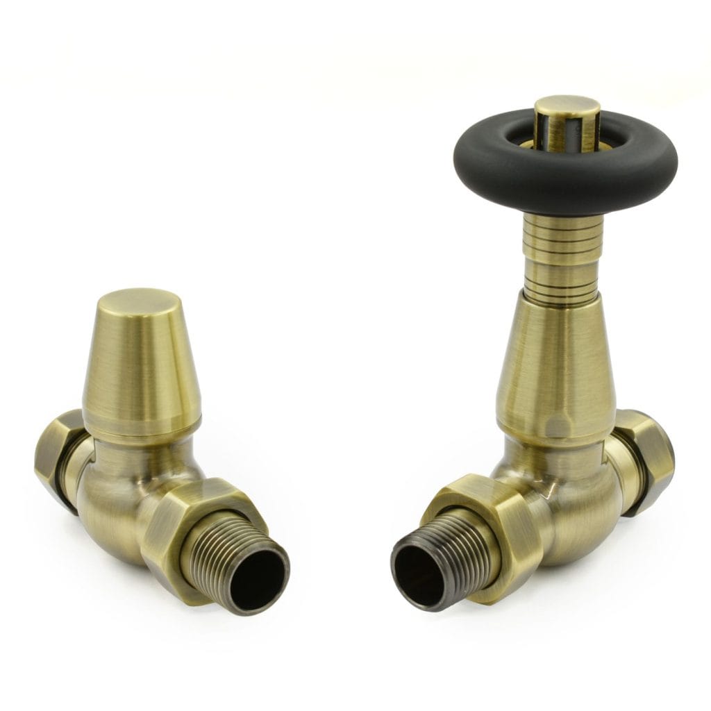 Jaguar Thermostatic Radiator Valve - Antique Brass (Straight TRV).jpg