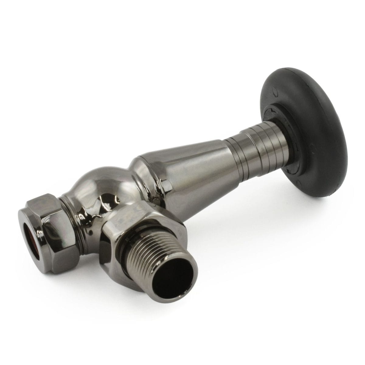 Jaguar Thermostatic Radiator Valve - Black Nickel (Angled TRV) 3.jpg