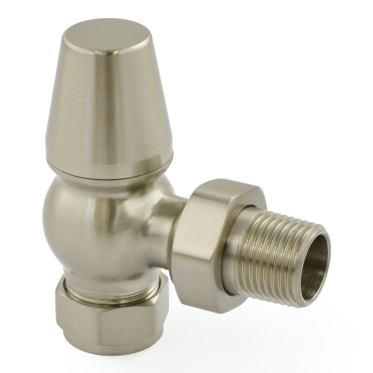 Jaguar Thermostatic Radiator Valve - Brushed Satin Nickel (Angled TRV) 2.jpg