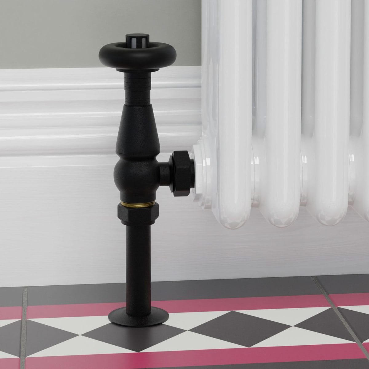 Jaguar Thermostatic Radiator Valve - Textured Black (Angled TRV) 14.jpg